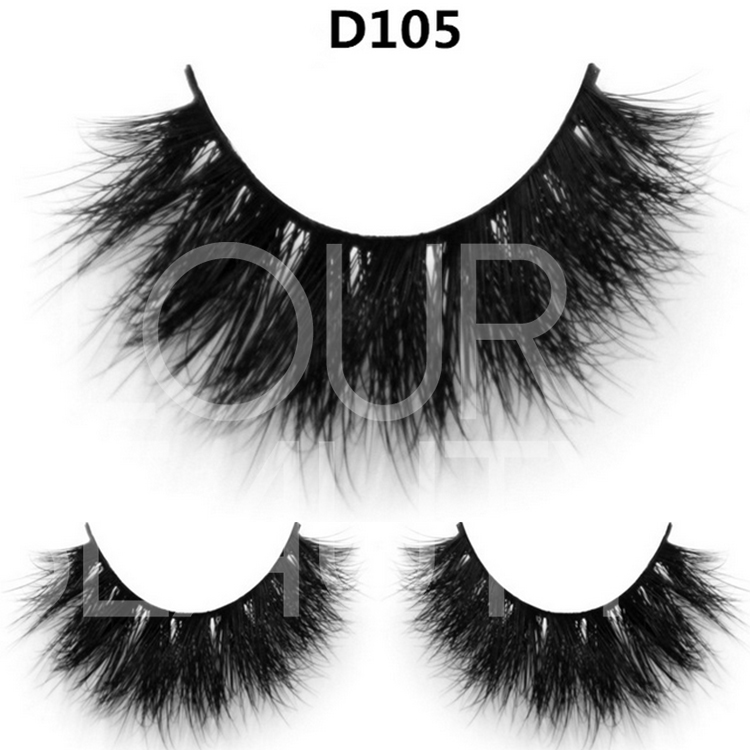 Premium quality luxurious big eyelashes made by mink hairs 3D  ES104